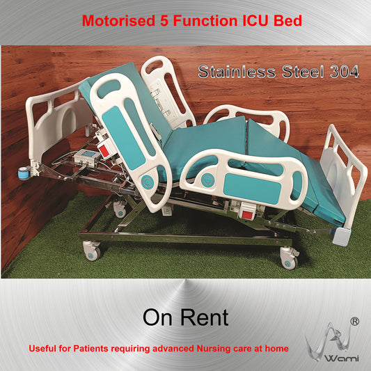 Motorised 5 Function ICU Bed on Rent